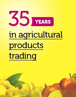 20 years in agricutltural products trading